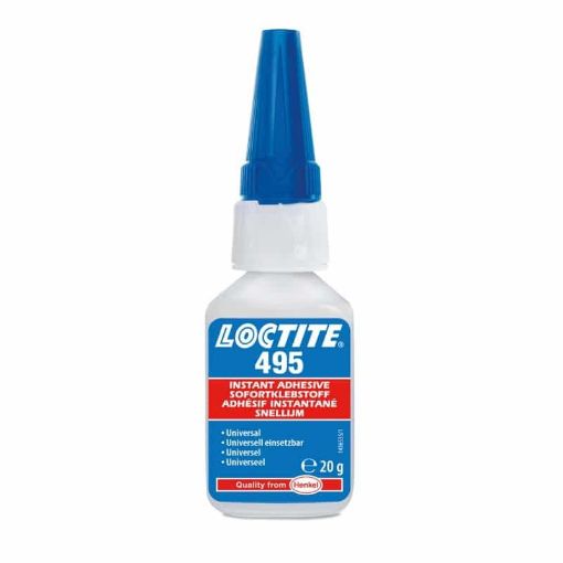 Bild von LOCTITE 495, 20g Flasche, Farbe: transparent Loctite Sekundenkleber, universell einsetzbarer 