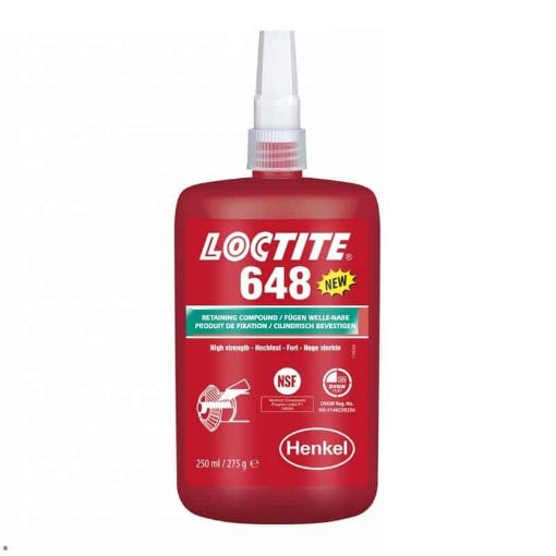 Bild von LOCTITE 648, 50ml Flasche hochfest, hochtemperaturbeständig, öltolerant 